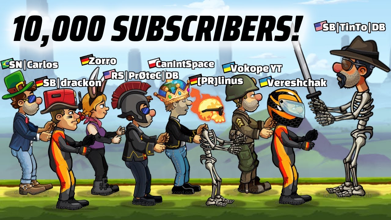 [SB]TinTo VS 50+ HCR2 YouTubers 😱 10,000 Subscriber Special 💥