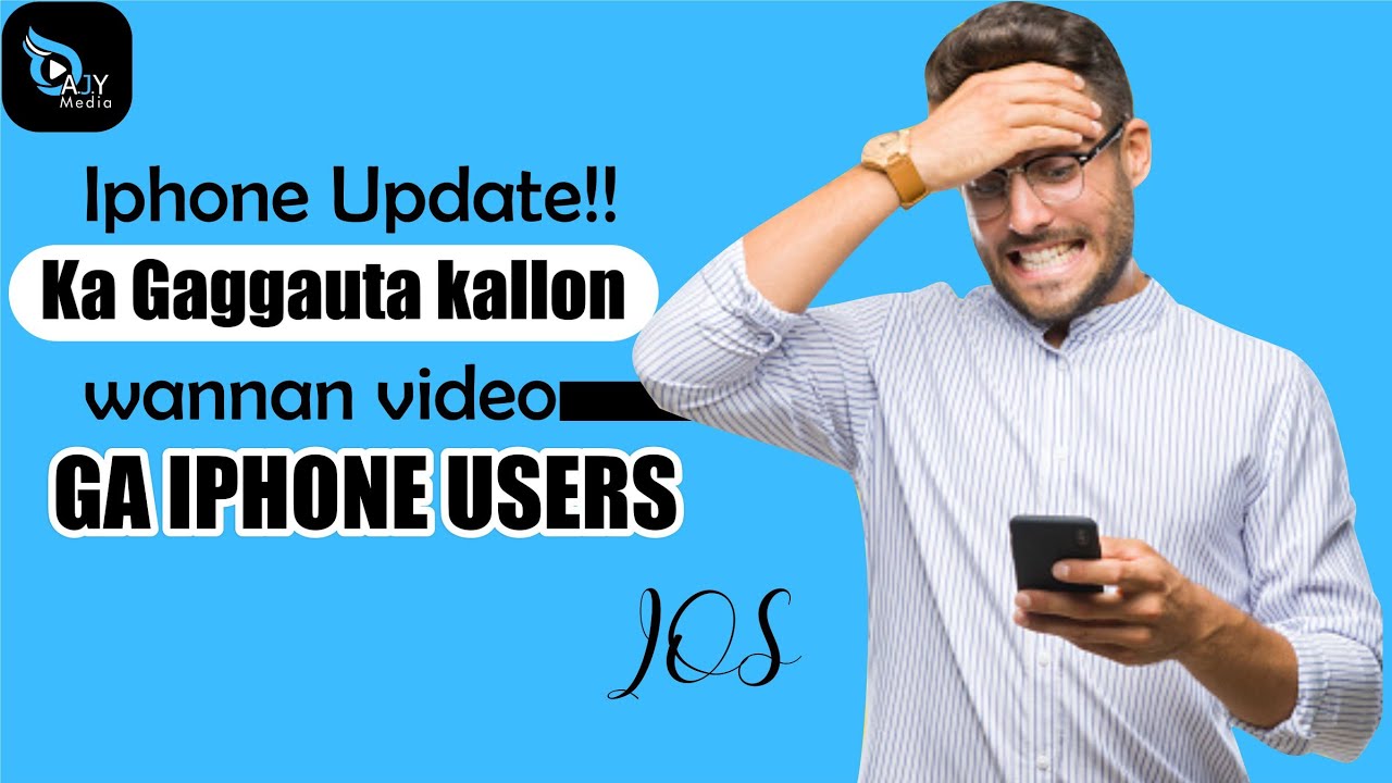 Yadda Zakayi Updating iPhone dinka cikin sauki Update Your iPhone iOS #ajymedia #iphones