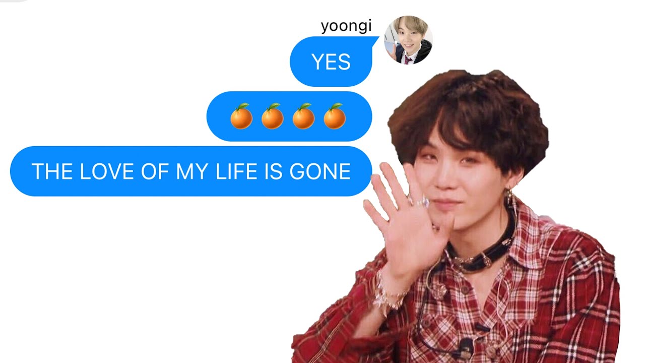bts texts - the one that ate yoongi's tangerine