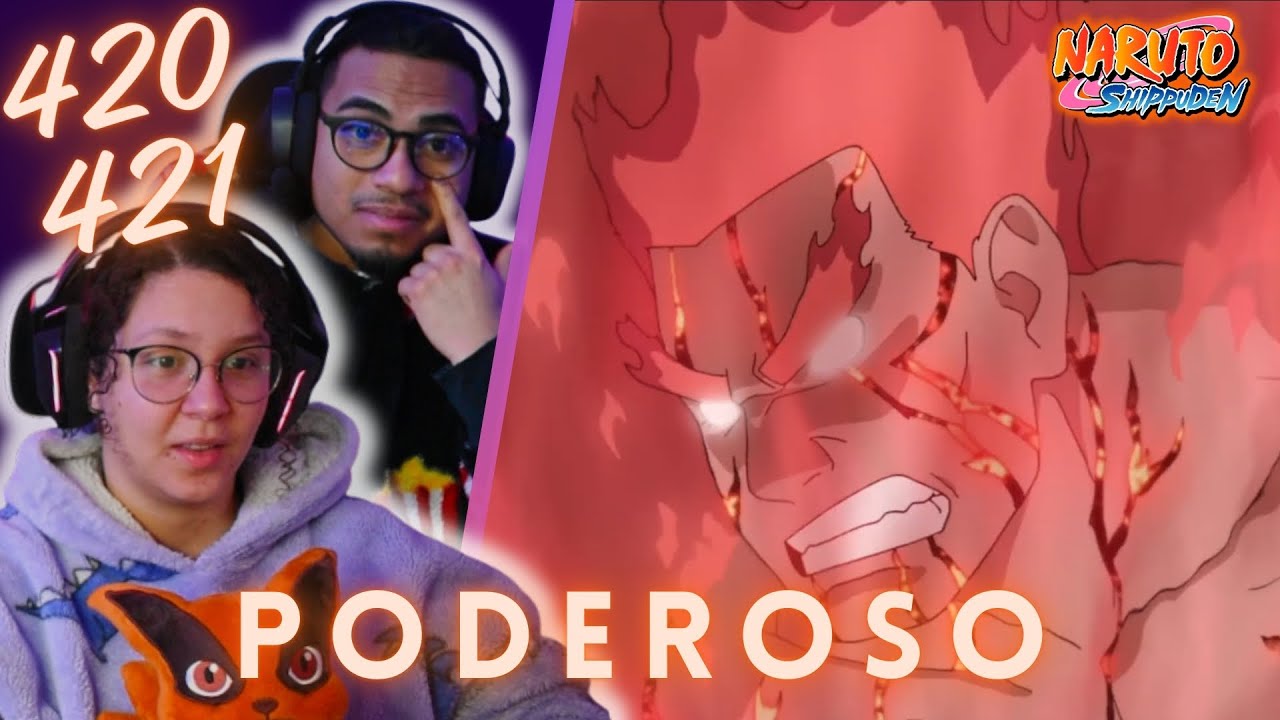 🍃 Naruto Shippuden 420 y 421 | Reaccionando por primera vez | Maito Gai el mas fuerte de todos ! 🍃