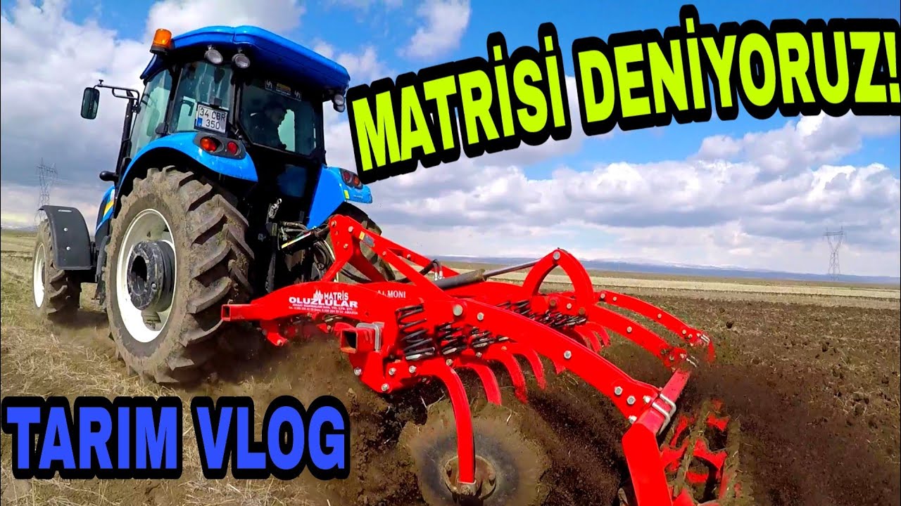 18 SIRALI MATRİS ARMONİYİ DENİYORUZ!! & NEW HOLLAND TD90 [VLOG #2]