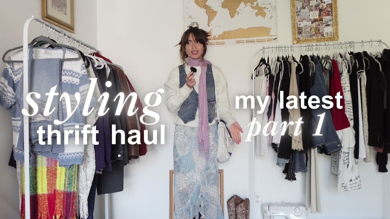 STYLING my latest thrift haul - part 1