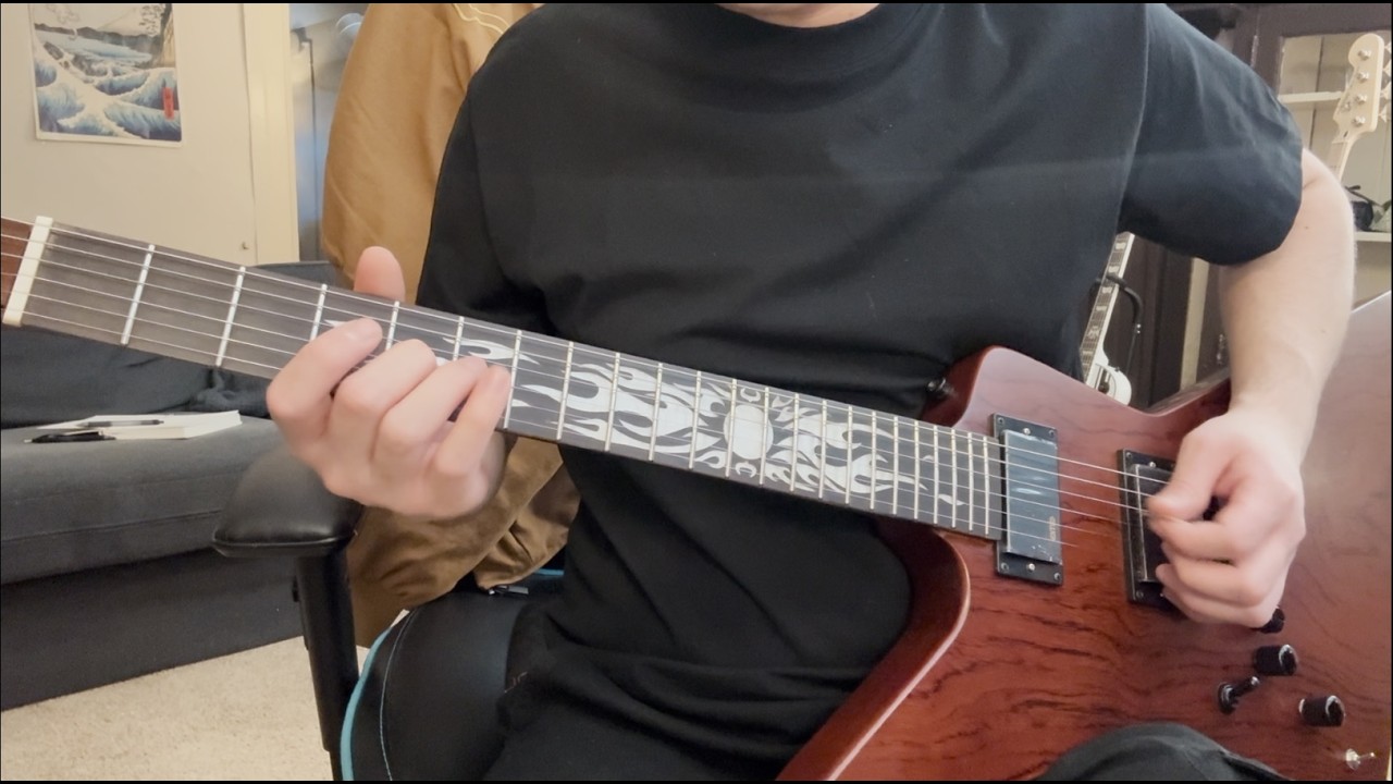 Ken Lawrence Explorer REPLICA Demo  Metallica (James Hetfield) made by Cathy Zhong