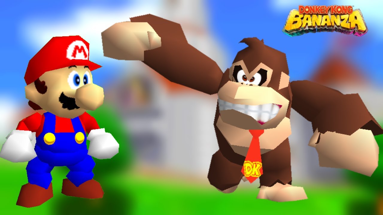 Donkey Kong Bananza in Super Mario 64