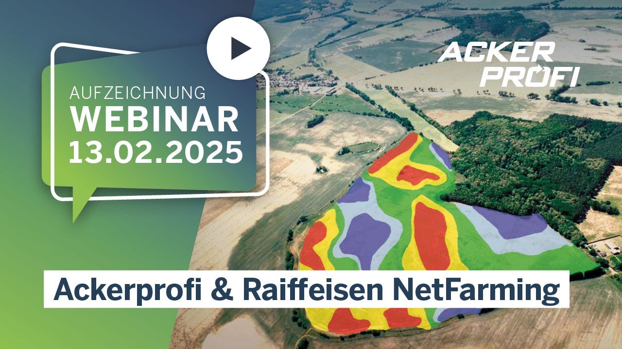 Webinar »Ackerprofi & Raiffeisen NetFarming«