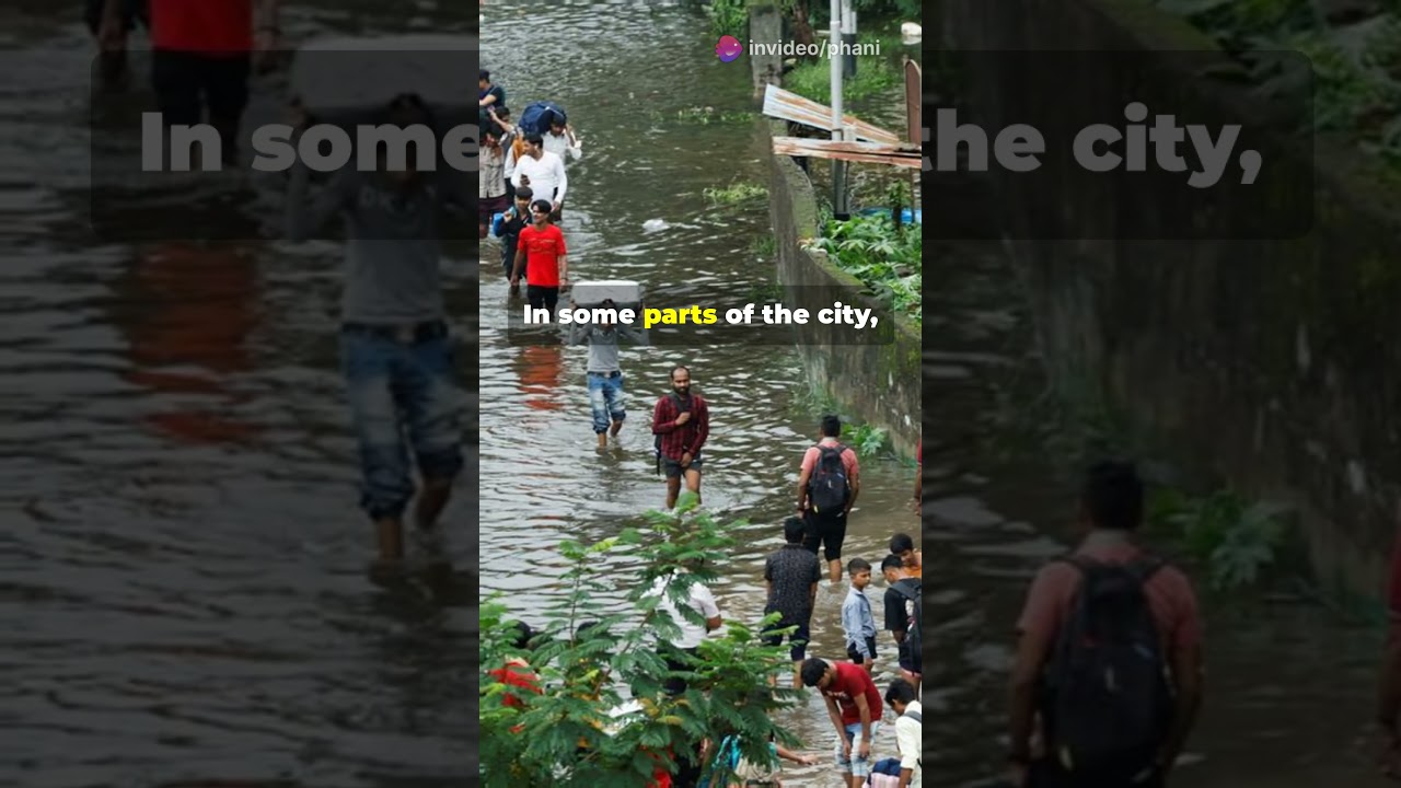 Mumbai Rains: Chaos and Floods! #mumbaifloods #indianews #monsoon #emergency