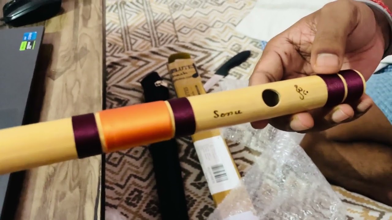 Punam flute C# middle flute#unboxing #bamboo flute 