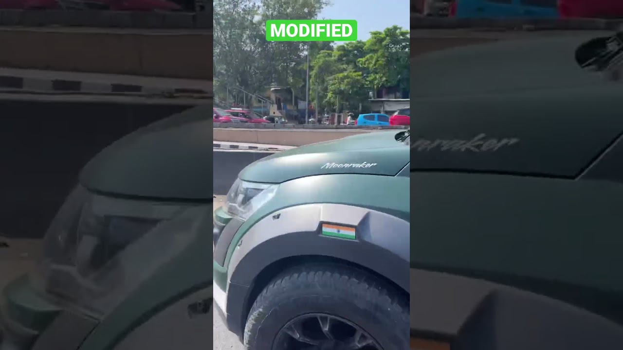 modified XUV 500 💚 #xuv500 #mahindra #modified