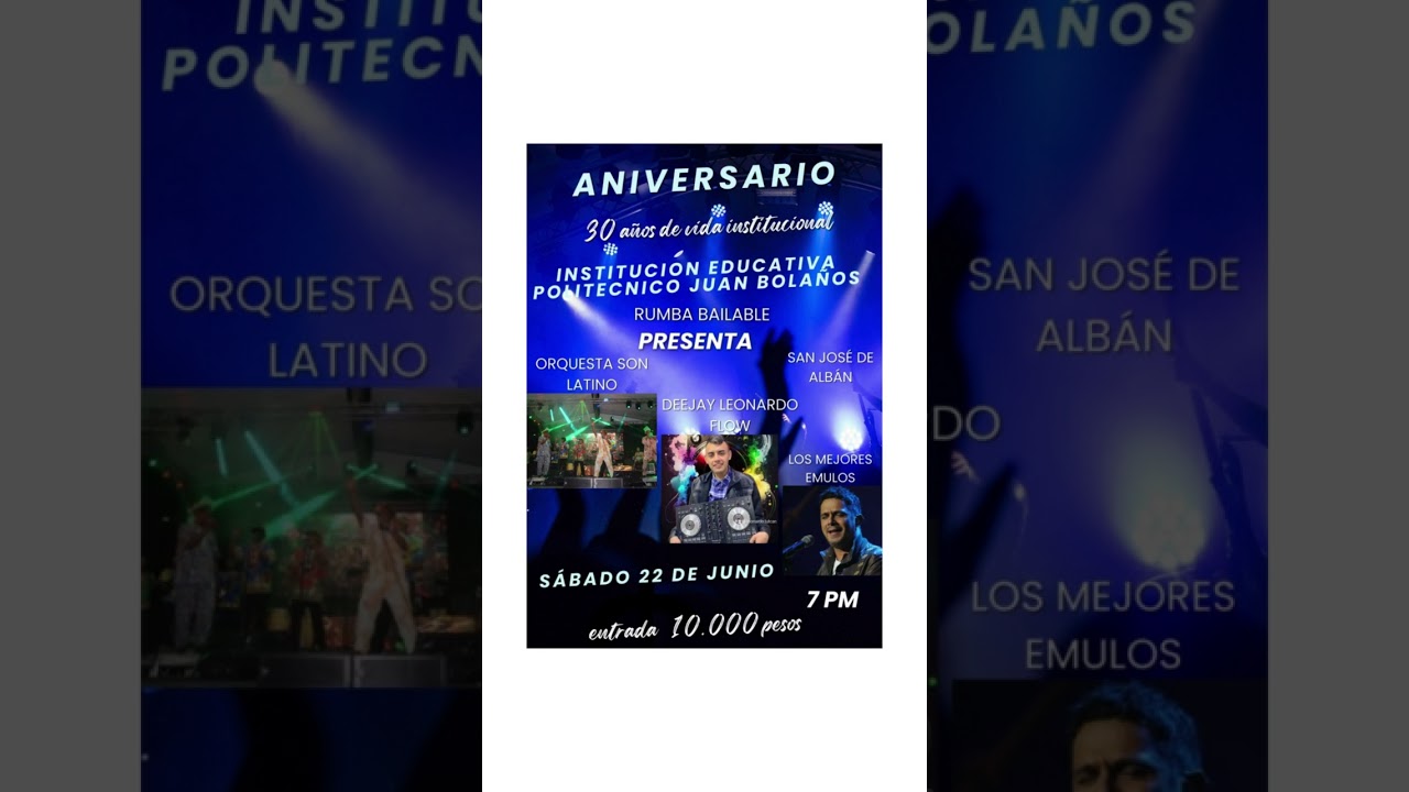Invitaci&oacute;n Fiesta de Integraci&oacute;n Trig&eacute;simo aniversario