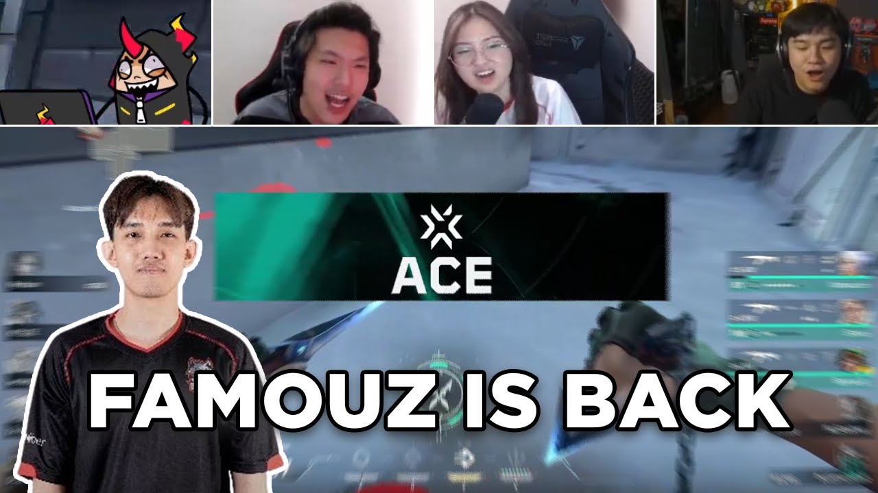 REAKSI STREAMER BME FAMOUZIN ACE