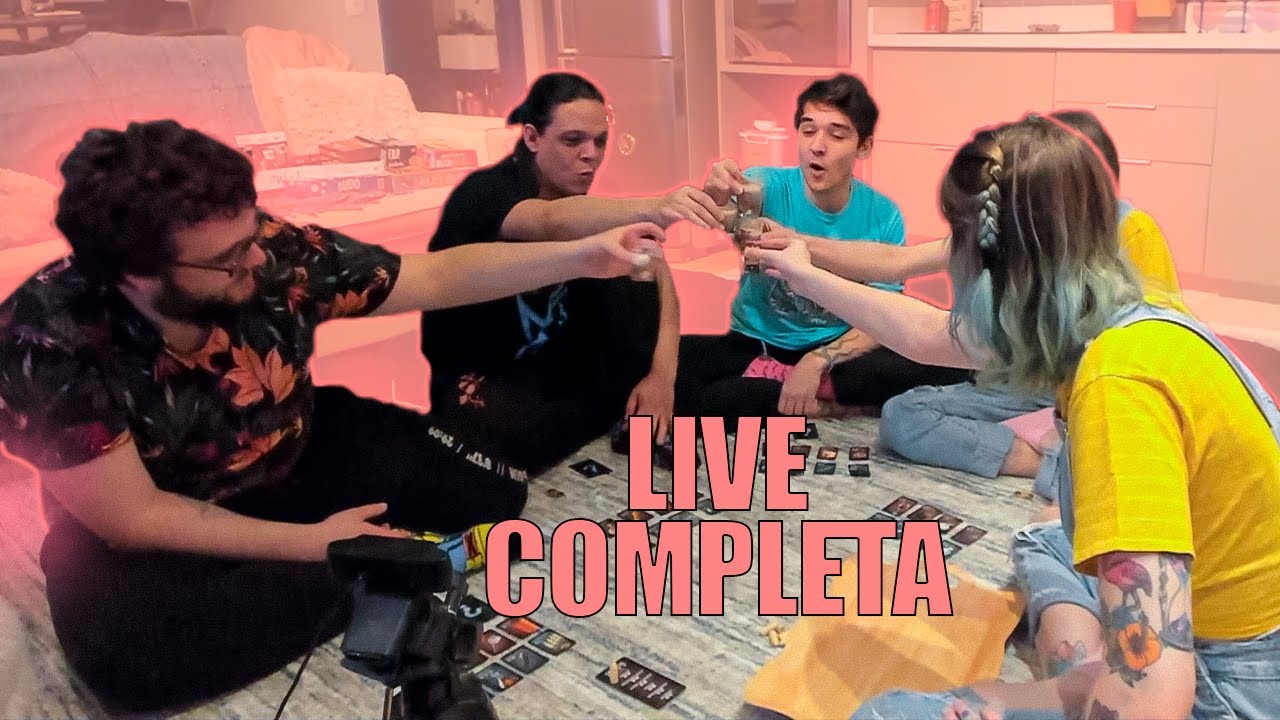 JENGA, TWISTER E BEBIDAS! - #Bagaceira com Bastet, Matt, Garylol e Ljoga (LIVE COMPLETA)