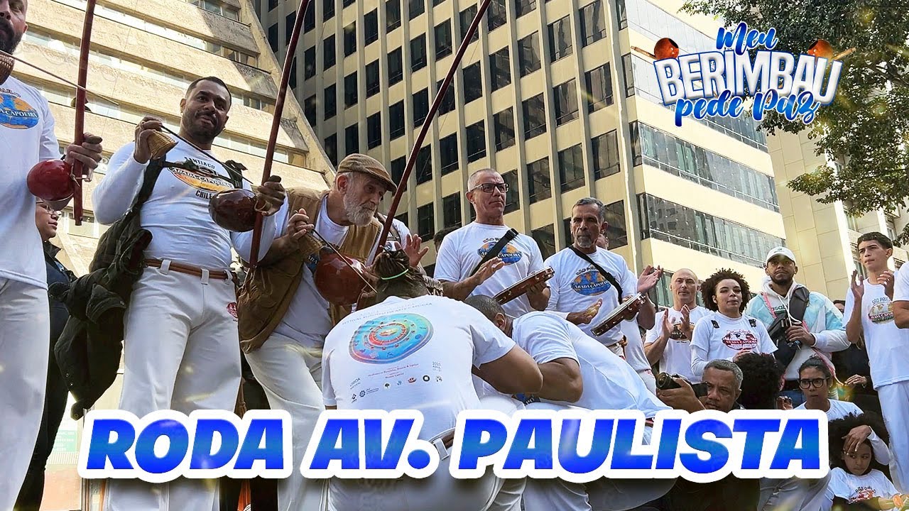 🕊️🕊️ RODA NA AV. PAULISTA COM MESTRE CAMISA | CAMPANHA MEU BERIMBAU PEDE PAZ | ABADÁ CAPOEIRA part2