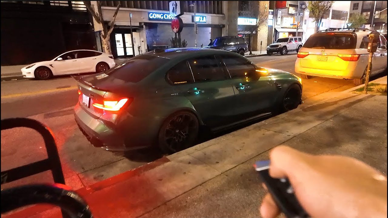 TERRORIZING DOWNTOWN in a 700HP Tuned M3