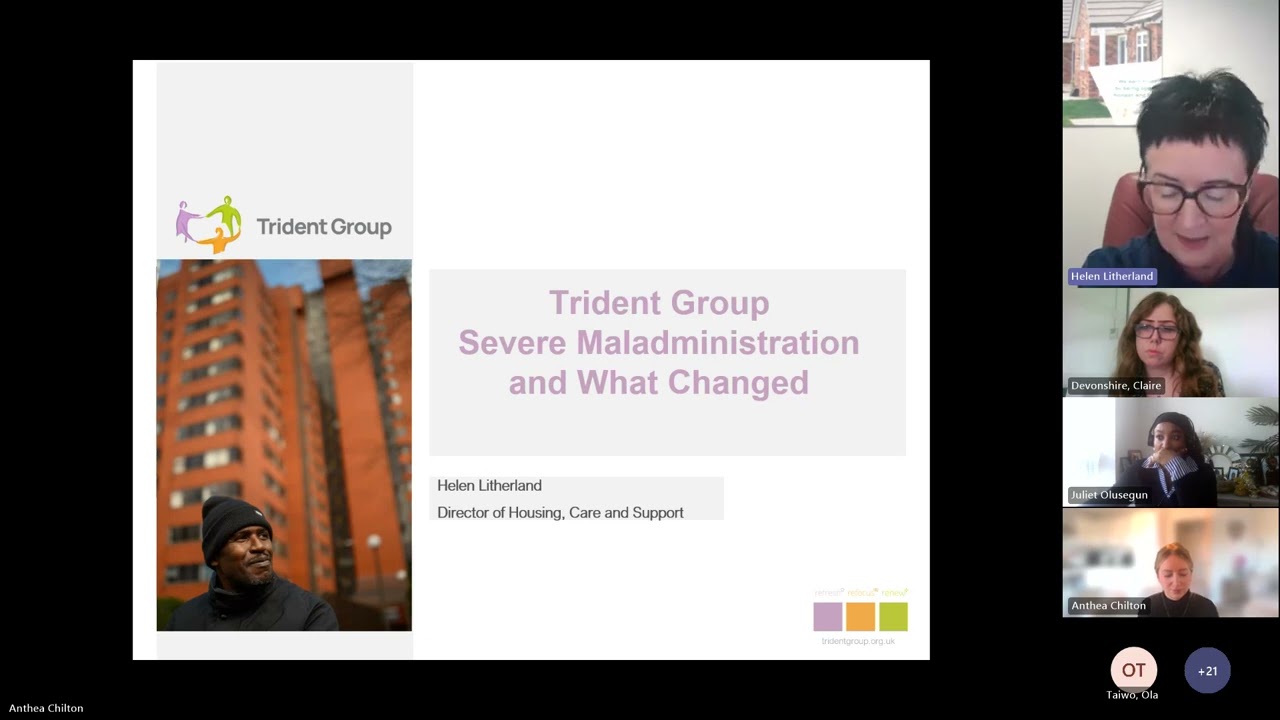 Learning from severe maladministration webinar with Trident Group