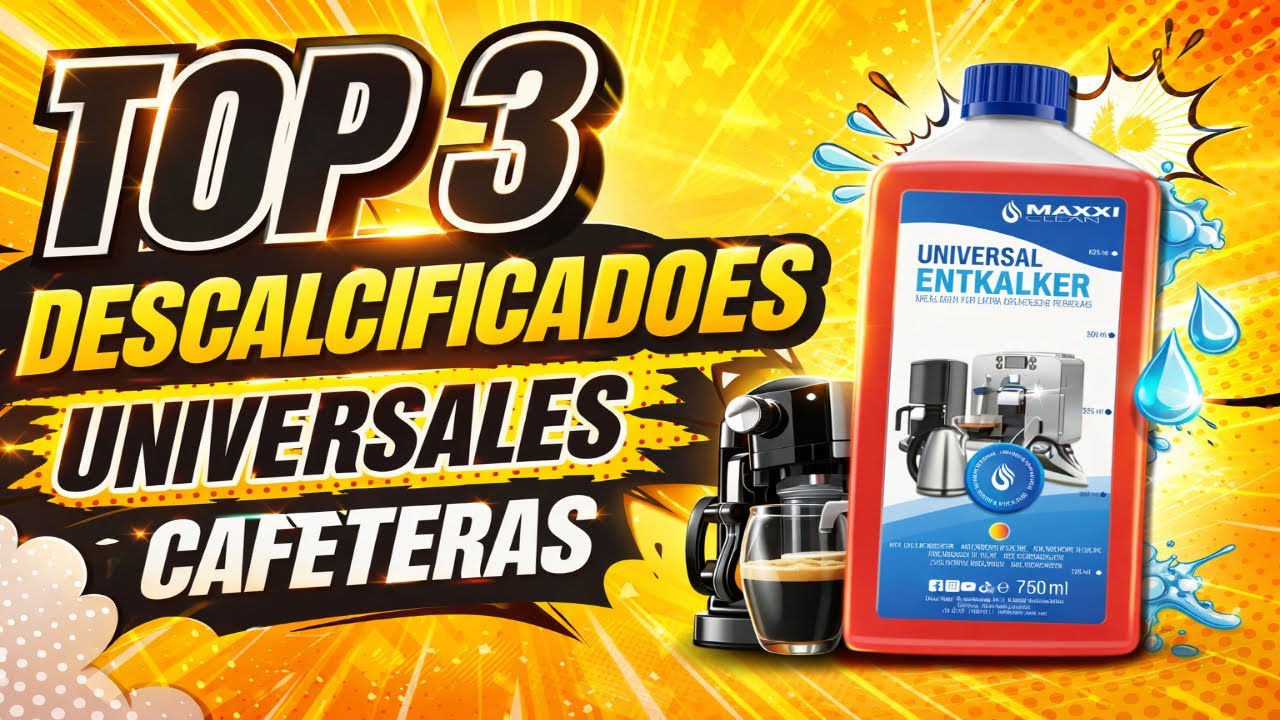 Los 3 Mejores Descalcificadores Universales para Cafeteras de Amazon ✅ [2026]