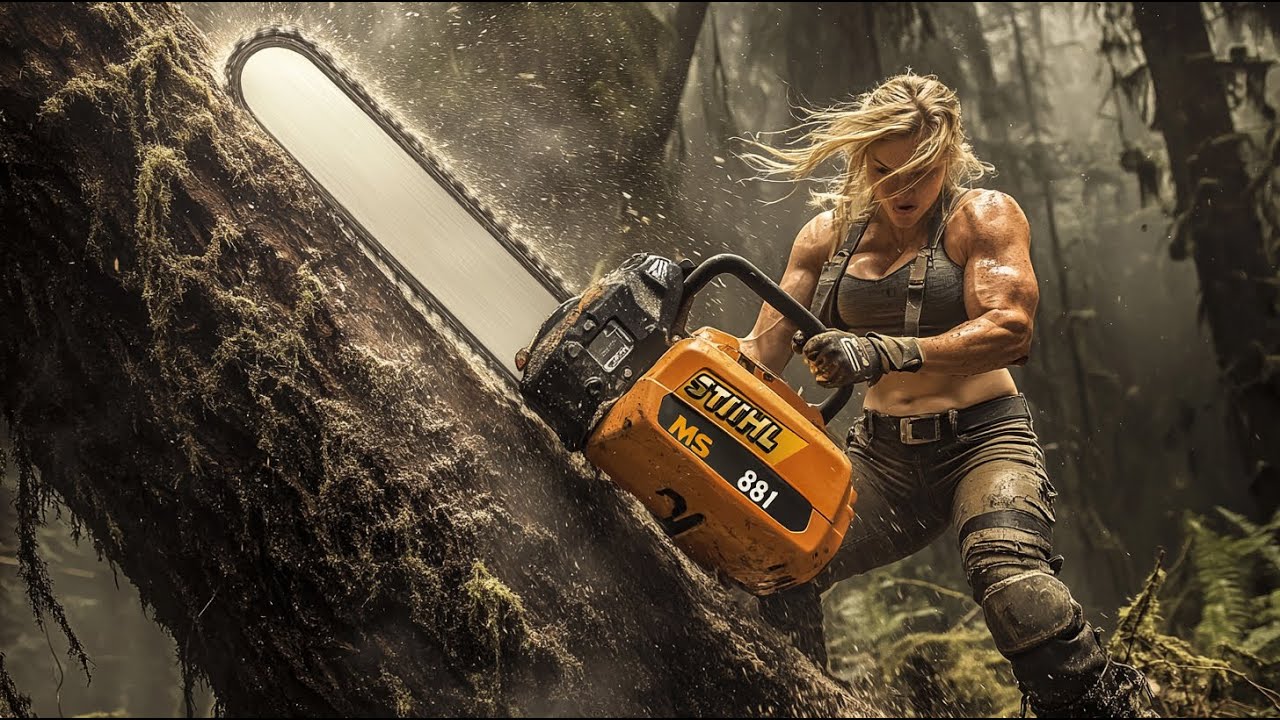 Stihl MS 881: World&rsquo;s MOST POWERFUL Chainsaw in ACTION