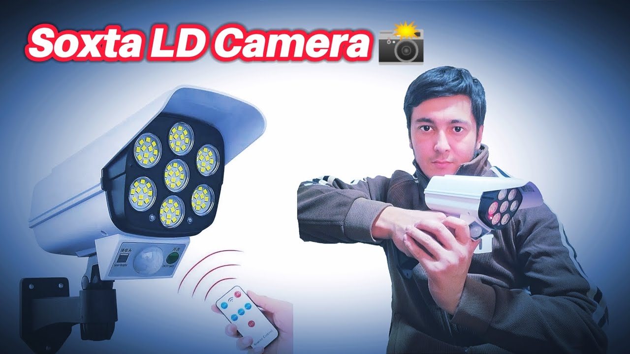 Сохта Кузатув Камераси Камера Ўрнини Боса Оладими? Fake Camera (Solar Sensor Light mode 2178T)