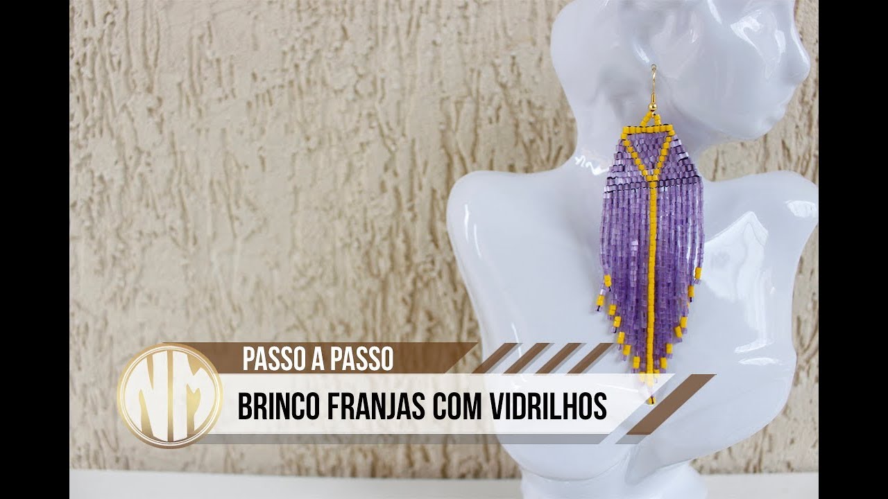 Brinco Franjas de Vidrilhos - passo a passo