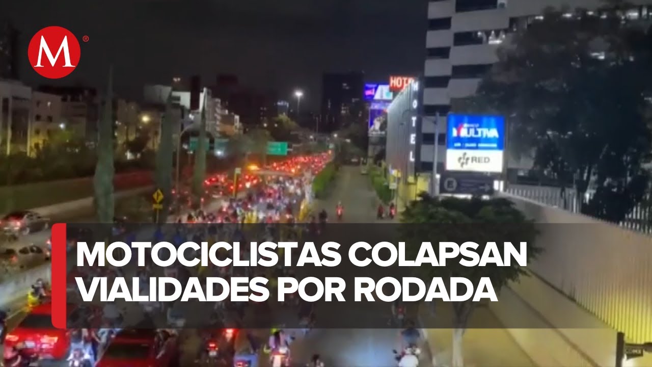 &iexcl;Otra mega rodada en CdMx! Motociclistas se burlan de la autoridad