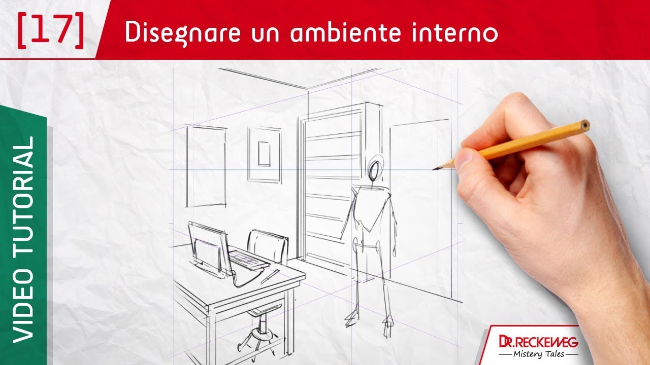 Prospettiva di un ambiente interno - Come disegnare un fumetto