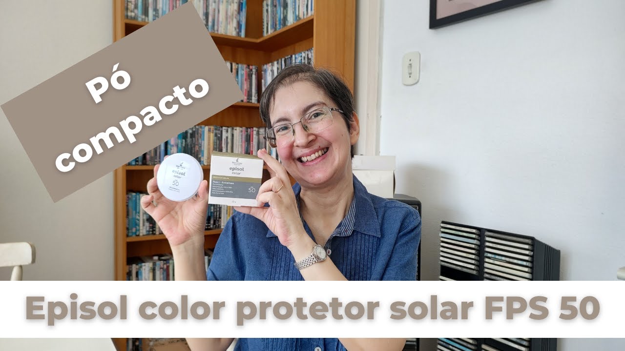 #UseiTodinho Mantecorp Episol color Protetor solar Pó compacto FPS 50 | Momento com Fernanda