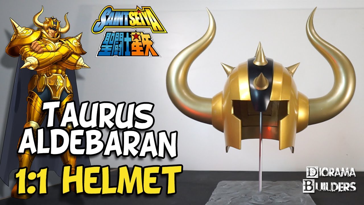 Creating and painting - 3D Printed prop - 1:1 Saint Seiya Taurus Aldebaran lifesize Helmet Casque
