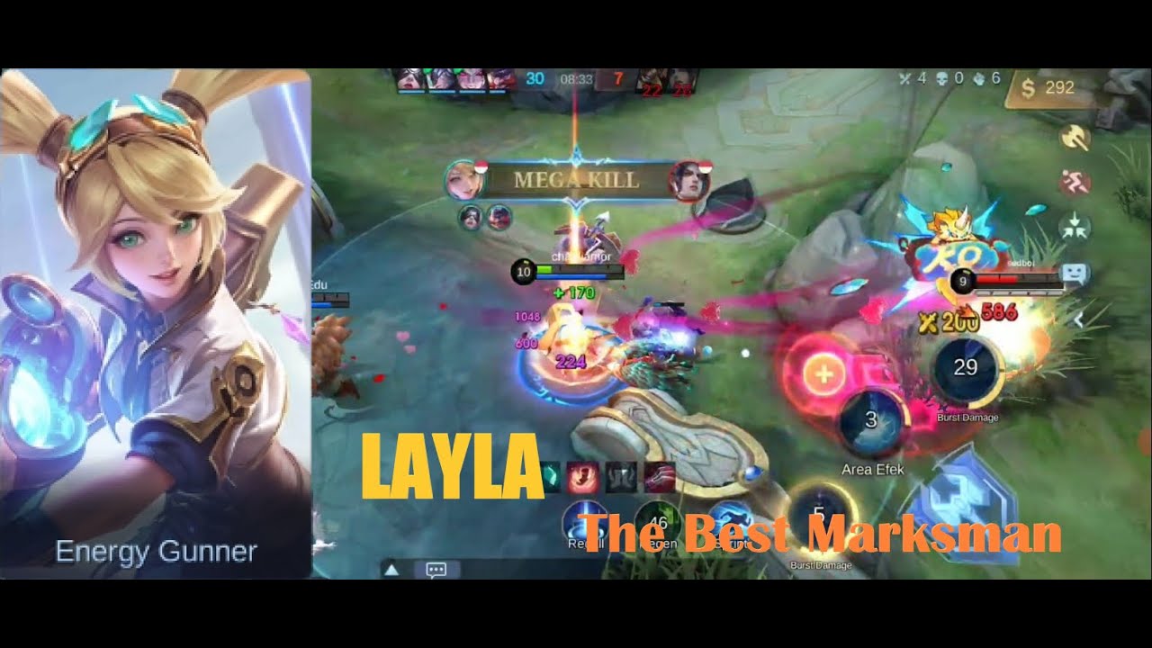 LAYLA GAMEPLAY | BUILD LAYLA TERSAKIT 2024 | BUILD LAYLA 1 HIT | LAYLA TOP 1 GLOBAL, LAYLA MLBB