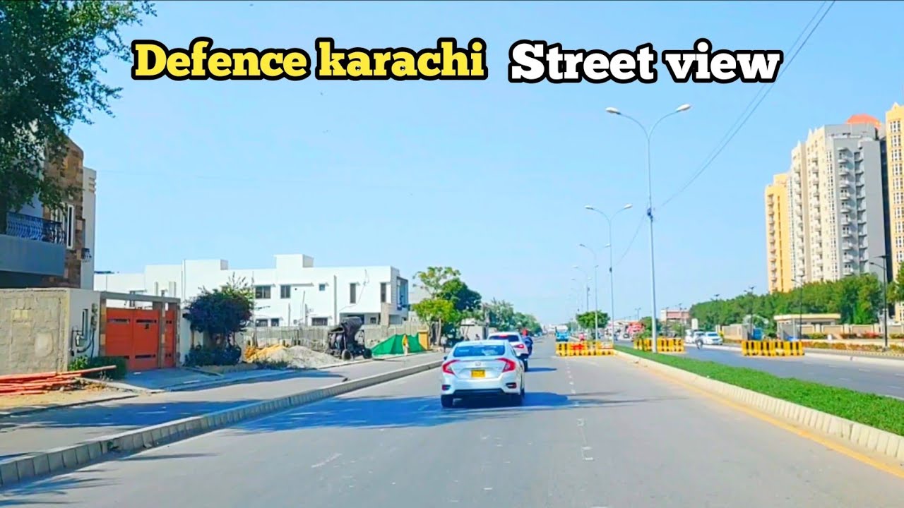 Defence karachi street view | Dha karachi