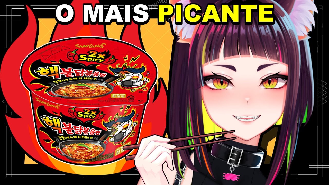 DESAFIO: Comendo o MIOJO mais PICANTE do MUNDO! [Lamen Coreano]