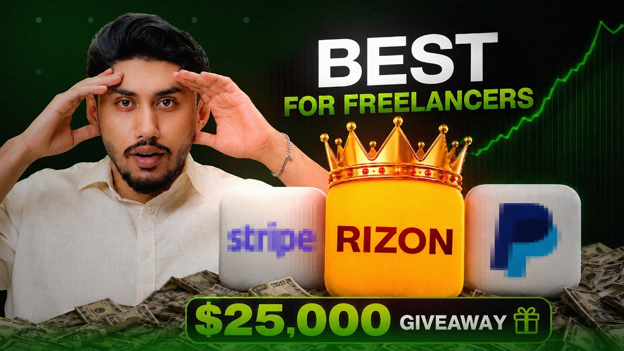 $25,000 Giveaway + The Only Dollar Card Pakistani Freelancers Need | Rizon 2026