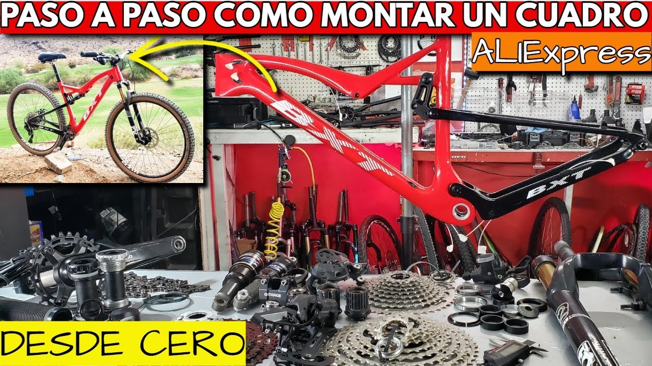 CUADRO ALIEXPRESS BXT DOBLE SUSPENSION FIBRA DE CARBONO #ciclismo #MTB #bicicleta #BIKE/ PHXBIKING