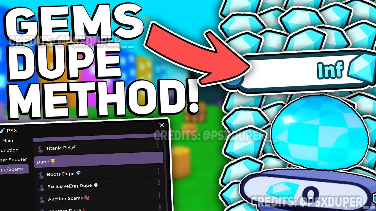 NEW PET SIMULATOR X DUPE GEMS / DUPE GEMS SCRIPT FREE | WORKING [🔥SUMMER PART 3] Pet Simulator X!