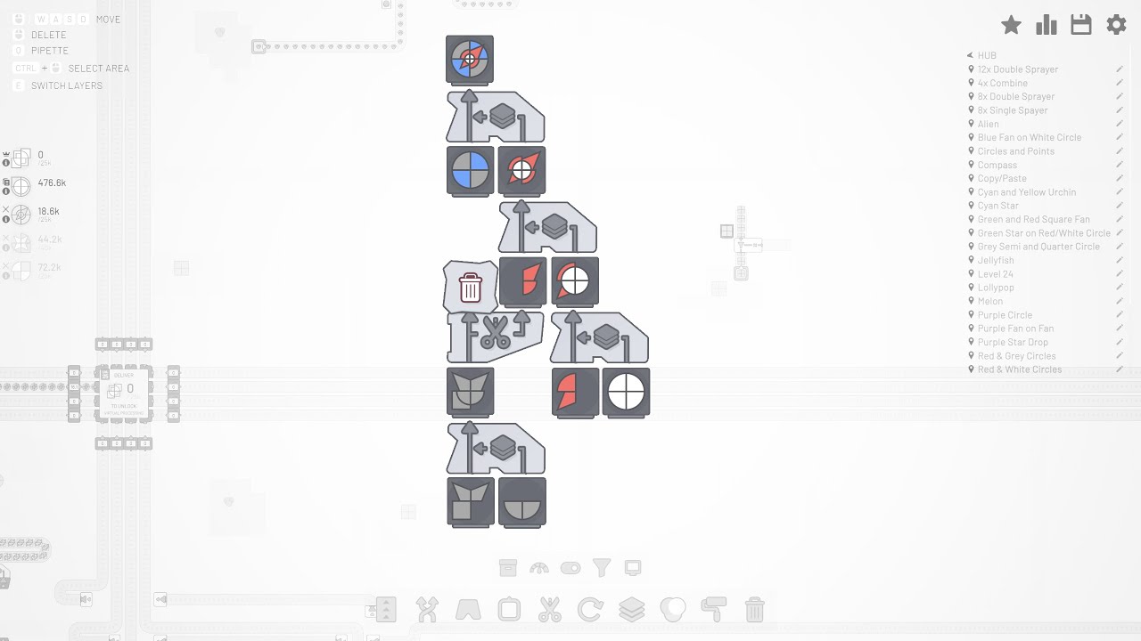 Rocket Shape in Shapez IO