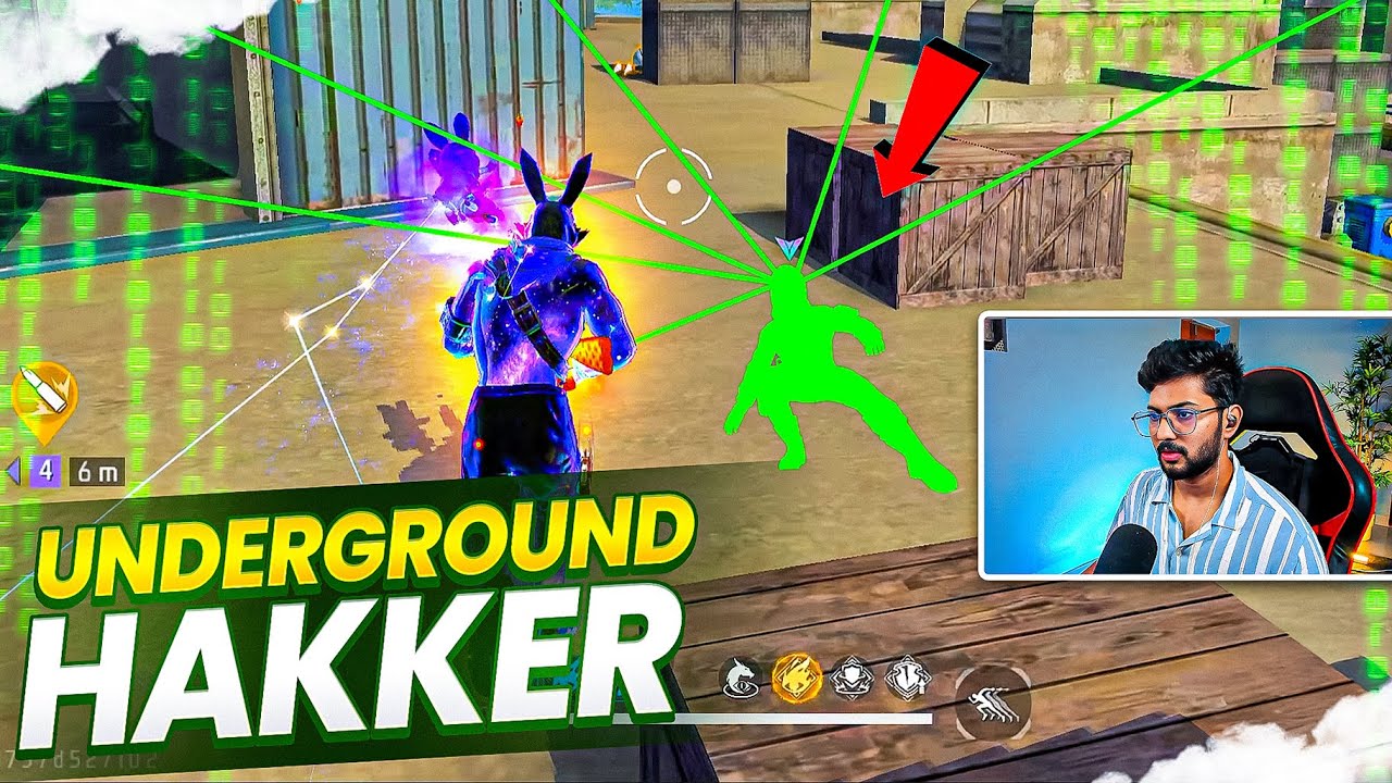 New Underground Hakker In FreeFire 😨💀 - Free Fire Telugu - TEAM MBG