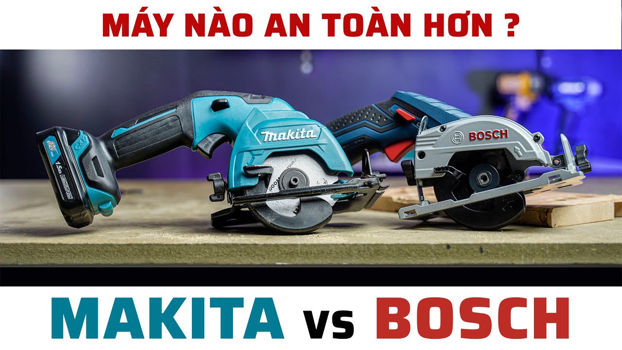 Chênh Nhau 1 Triệu, Lựa HS301 Hay GKS 12V-LI ? So Sánh Cưa Đĩa Mini Pin 12V Của Bosch Và Makita