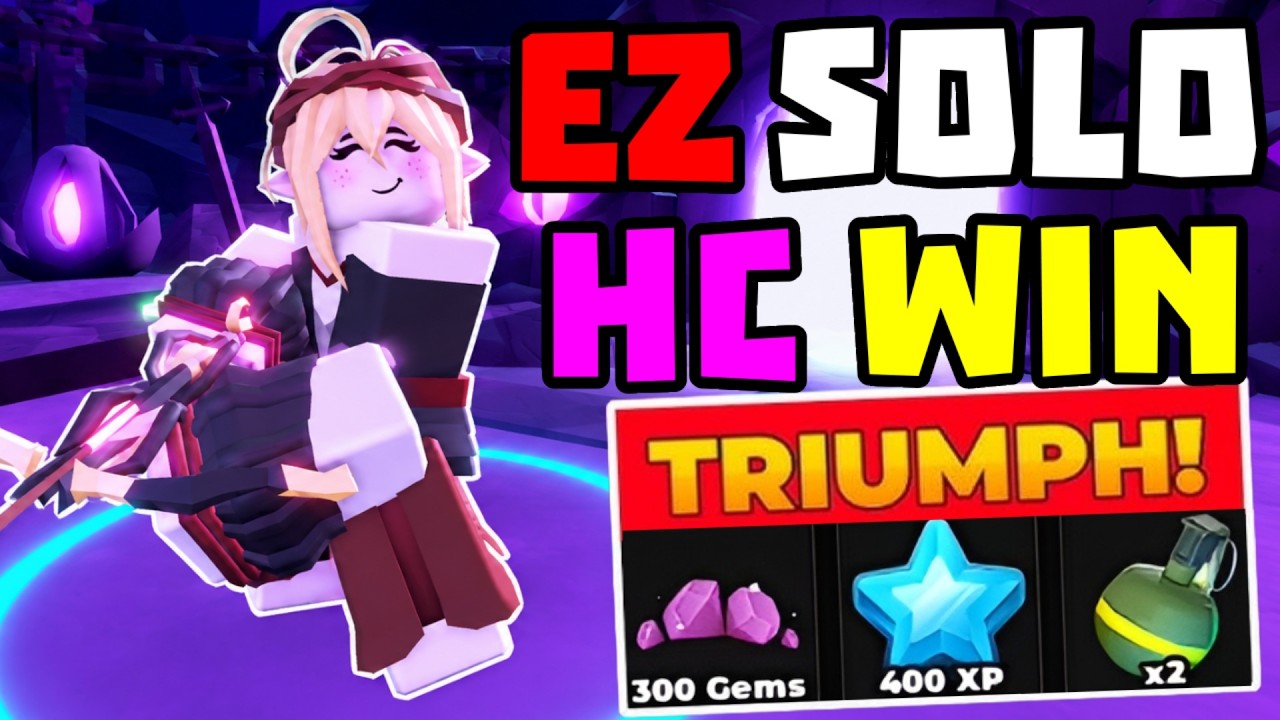 SOLO Hardcore Победа без Kingpin + Полный Гайд | TDS Tower Defense Simulator