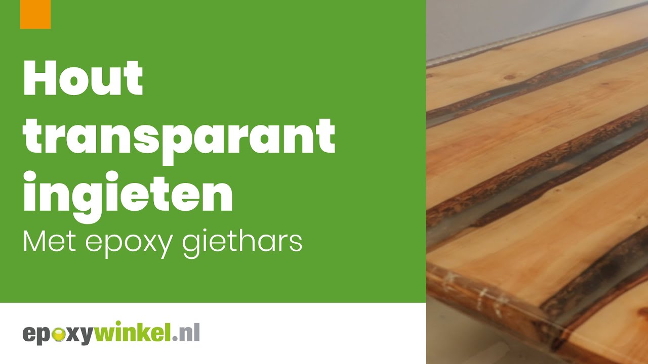 Hout ingieten met Epoxy giethars | Epoxywinkel.nl