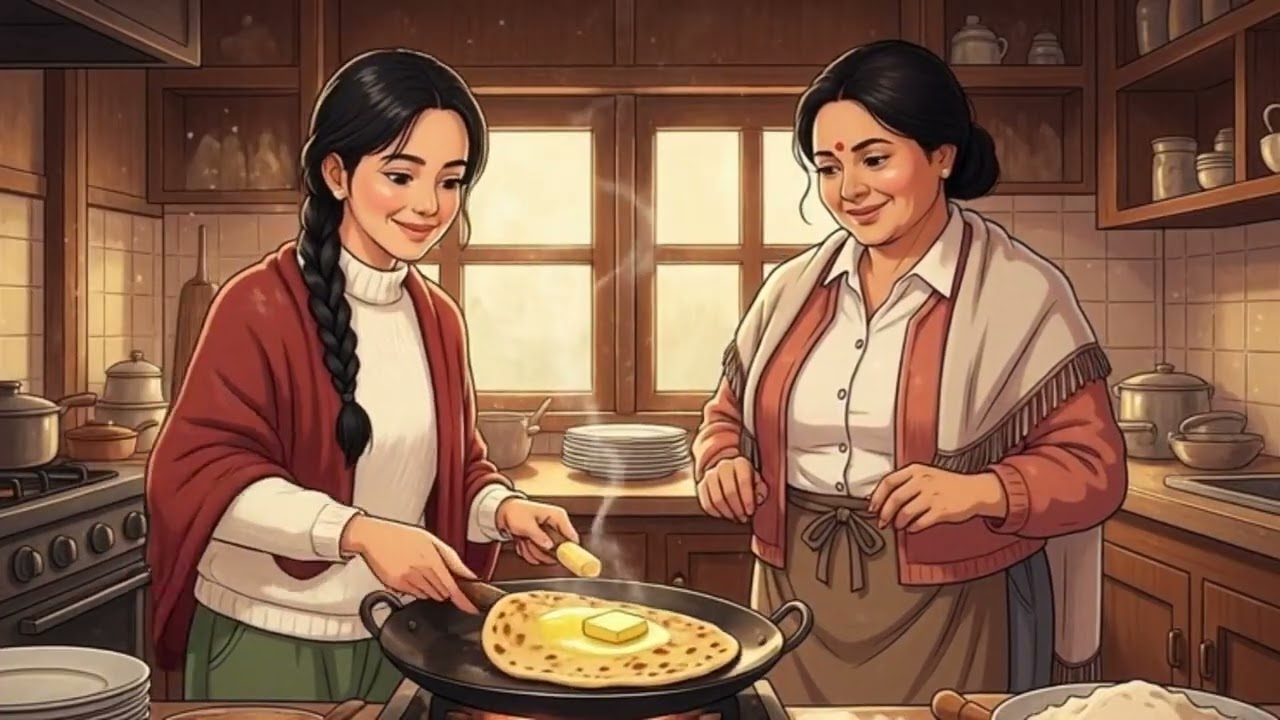 Peaceful morning fog, warm chai, and quiet hills 🌫️☕