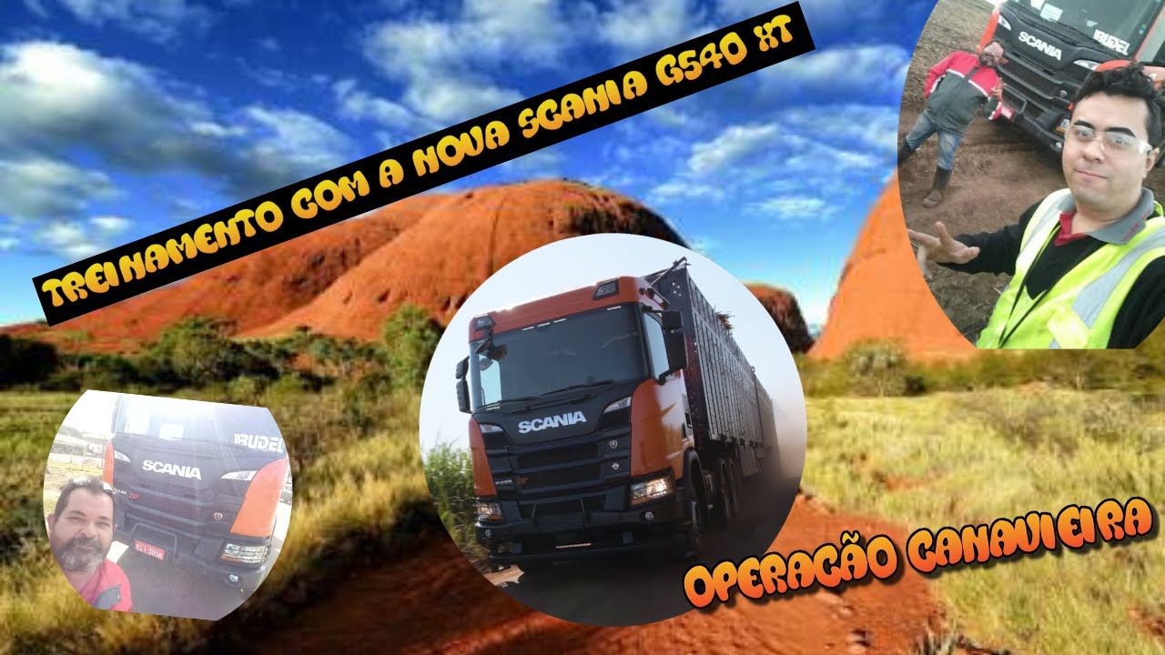 Treinamento com a nova Scania G540 XT Operação Canavieira
