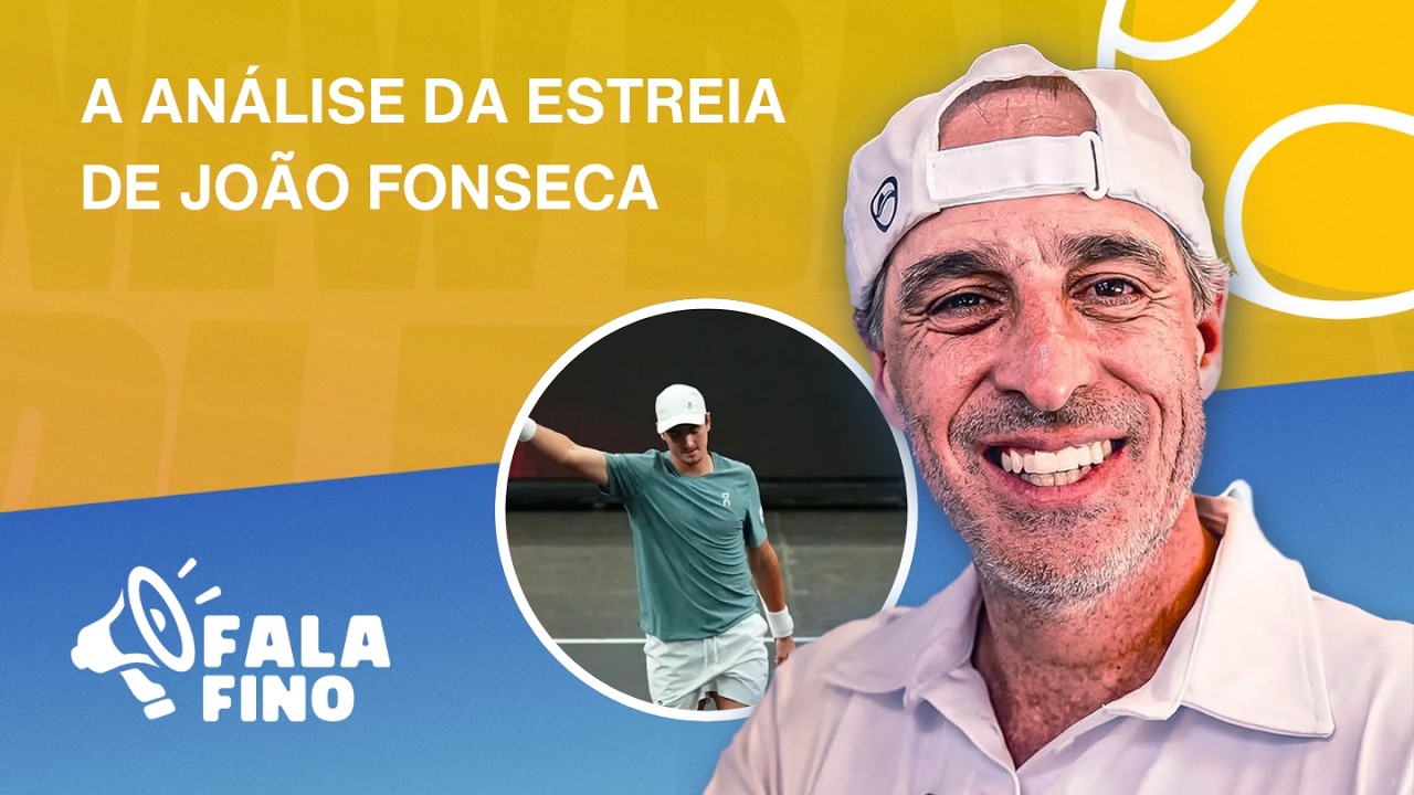 O JOÃO FONSECA FOI BRILHANTE! - FALA FINO