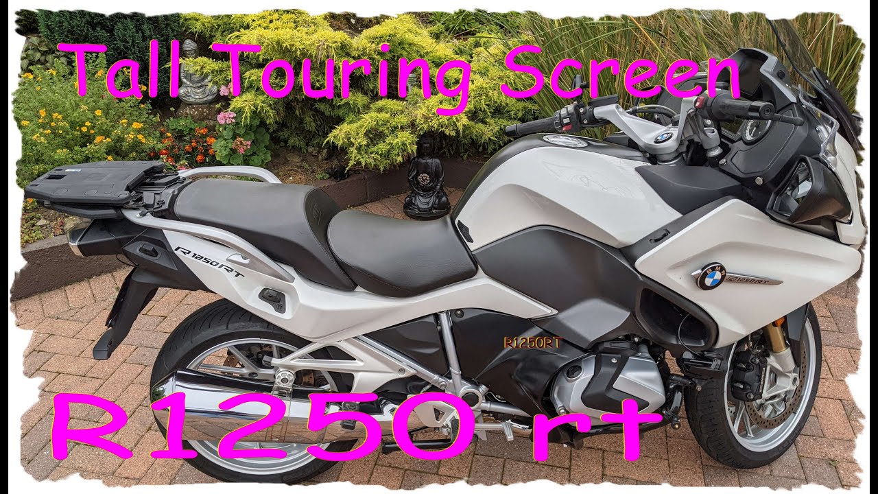 R1250RT Tall Touring Screen being fitted  2021