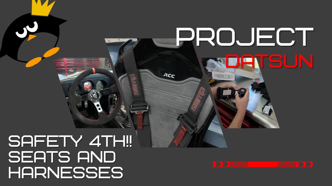 DIY Guide: Installing Harnesses and Seats in a Project Datsun | Step-by-Step Tutorial