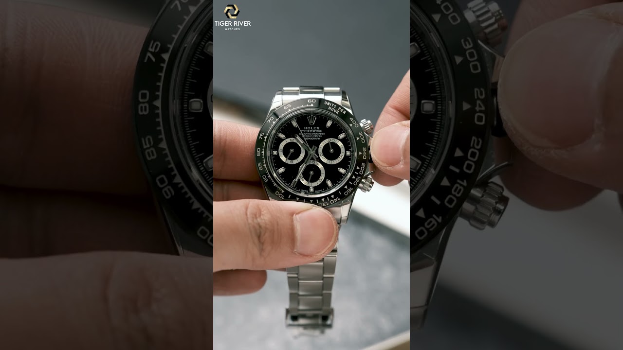 Rolex Cosmograph Daytona Men's Black Dial Oystersteel Watch 116500LN #tigerriverwatches