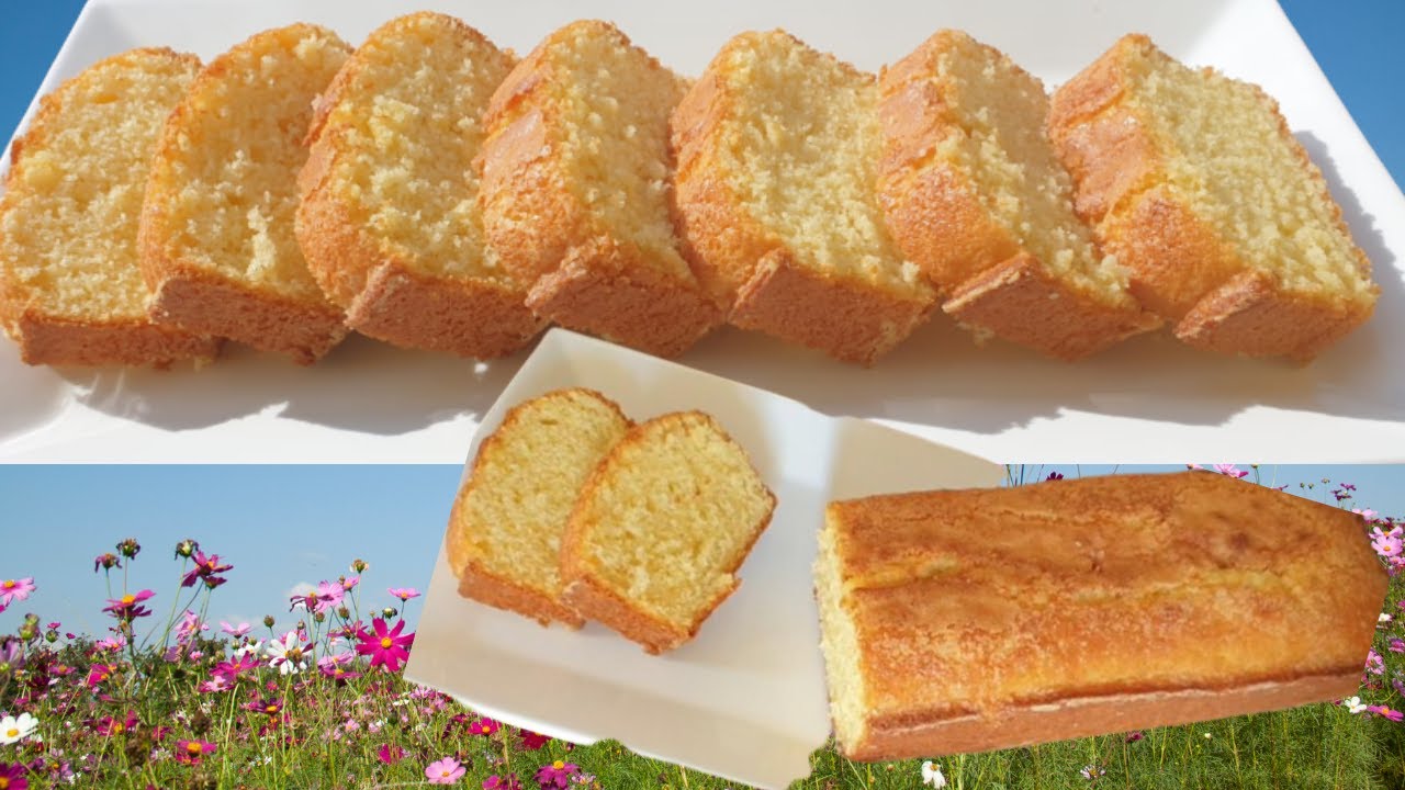gâteau moelleux à la vanille