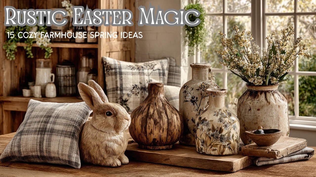 Rustic Easter Decor Ideas 2026: Cozy Farmhouse Spring Decorating Inspiration