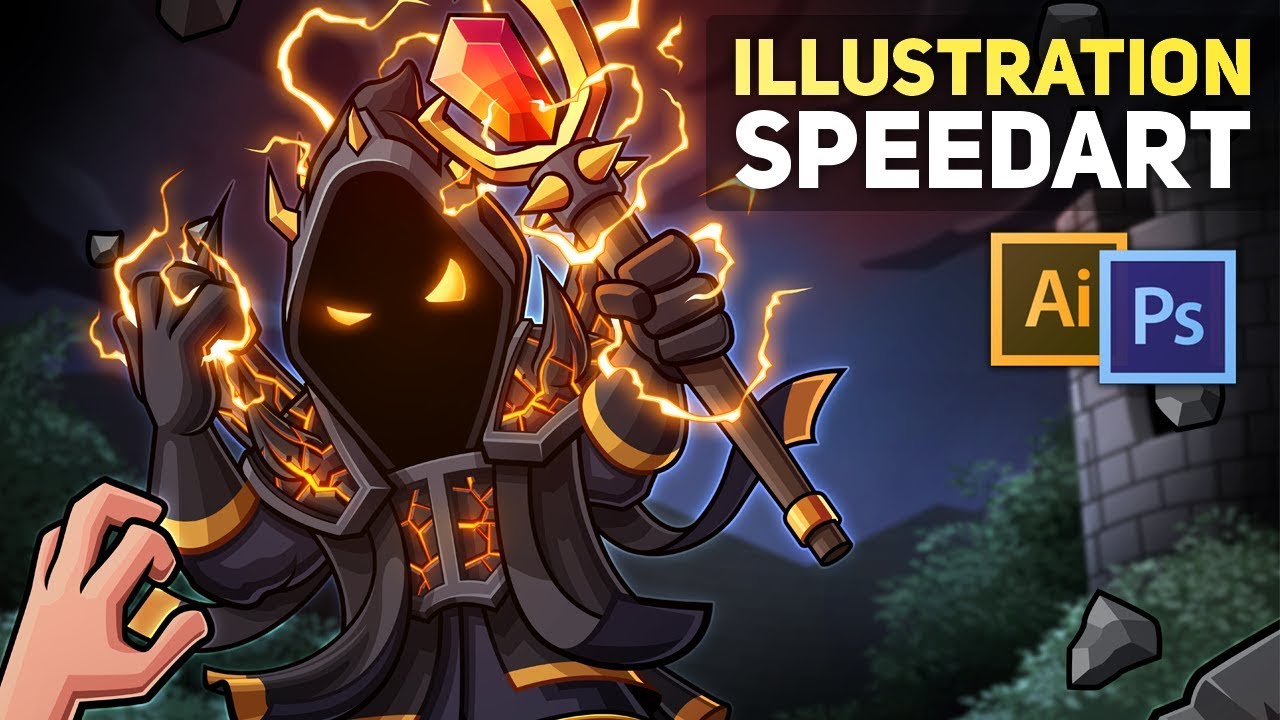 Zenron - Super Spell Heroes Illustration (SpeedArt)