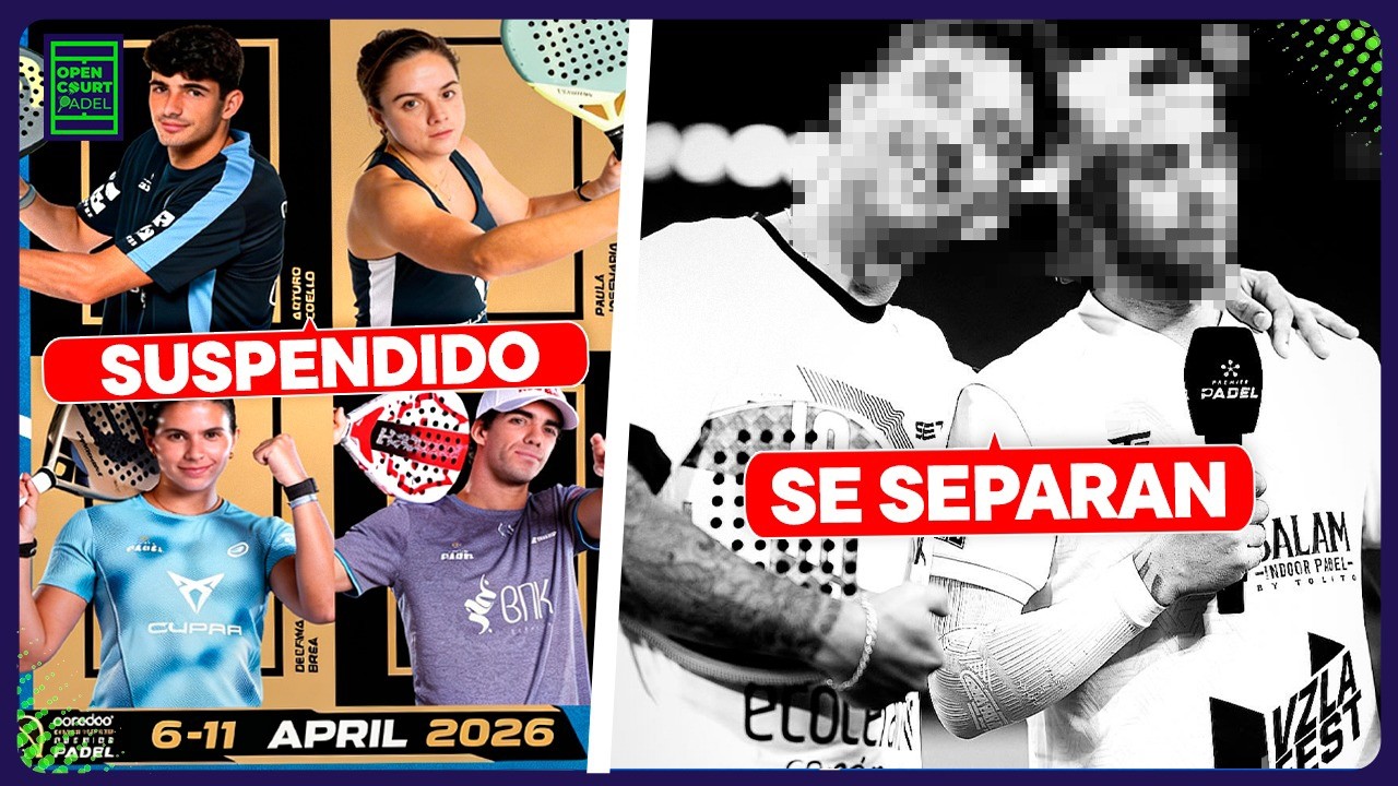 SE CANCELÓ EL PREMIER PADEL QATAR MAJOR