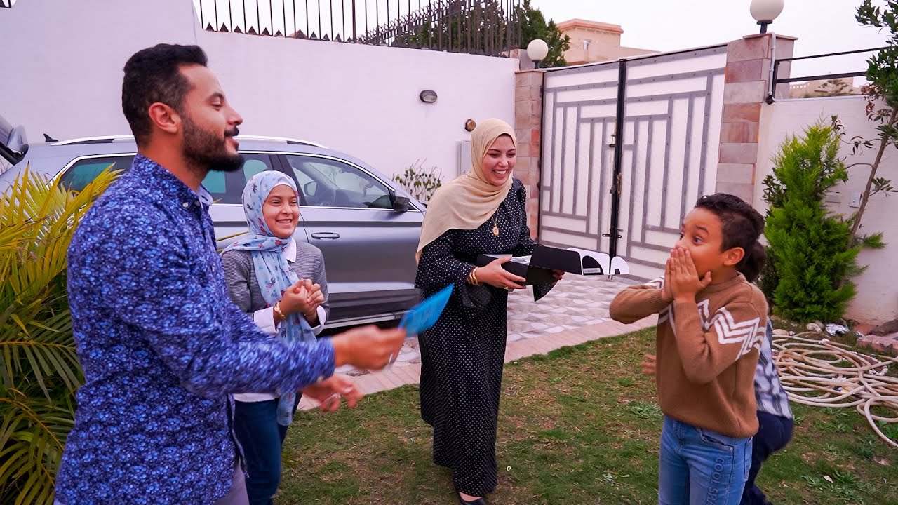 مفاجأة عيد جوازنا💍السفر بالطيارة✈️
