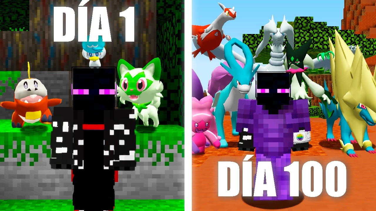 Pase OTROS 100 DIAS en PIXELMON capturando a POKEMON de Paldea 👻🐷🦚