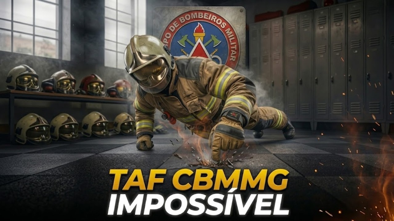 TAF CBMMG 2026 | TUDO SOBRE O TESTE FÍSICO: TEMPOS, NOTAS E ELIMINAÇÃO